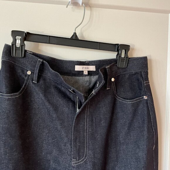 Et Ochs Ezra Denim Wide Leg jeans size 6 - Picture 4 of 6